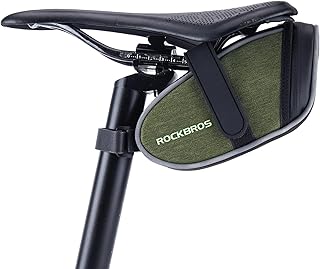 ROCKBROS ROCKBROS Bike Saddle Bag Seat Bag, Lightweight Saddle Bag Cycling, Bike Storage Bag Under Seat for Mountain Road Bike