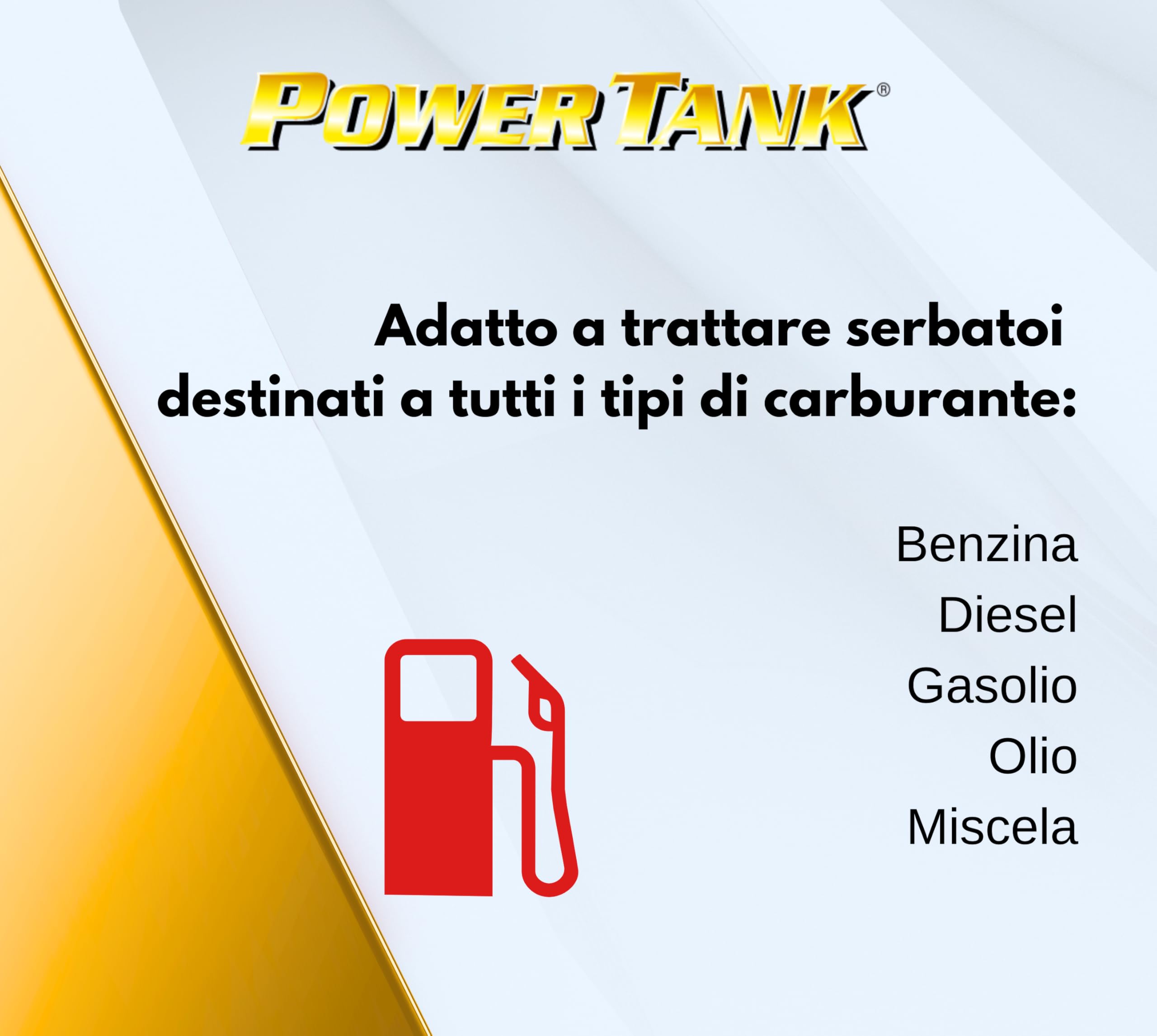 POWER TANK Gum Trattamento Serbatoio Moto Auto (100/120 Litri) Kit Very Big 2,5 kg per da Interno Serbatoi Benzina Diesel Gasolio Elimina la Ruggine Ripara Protegge Arrugginito Vespa con Antiruggine