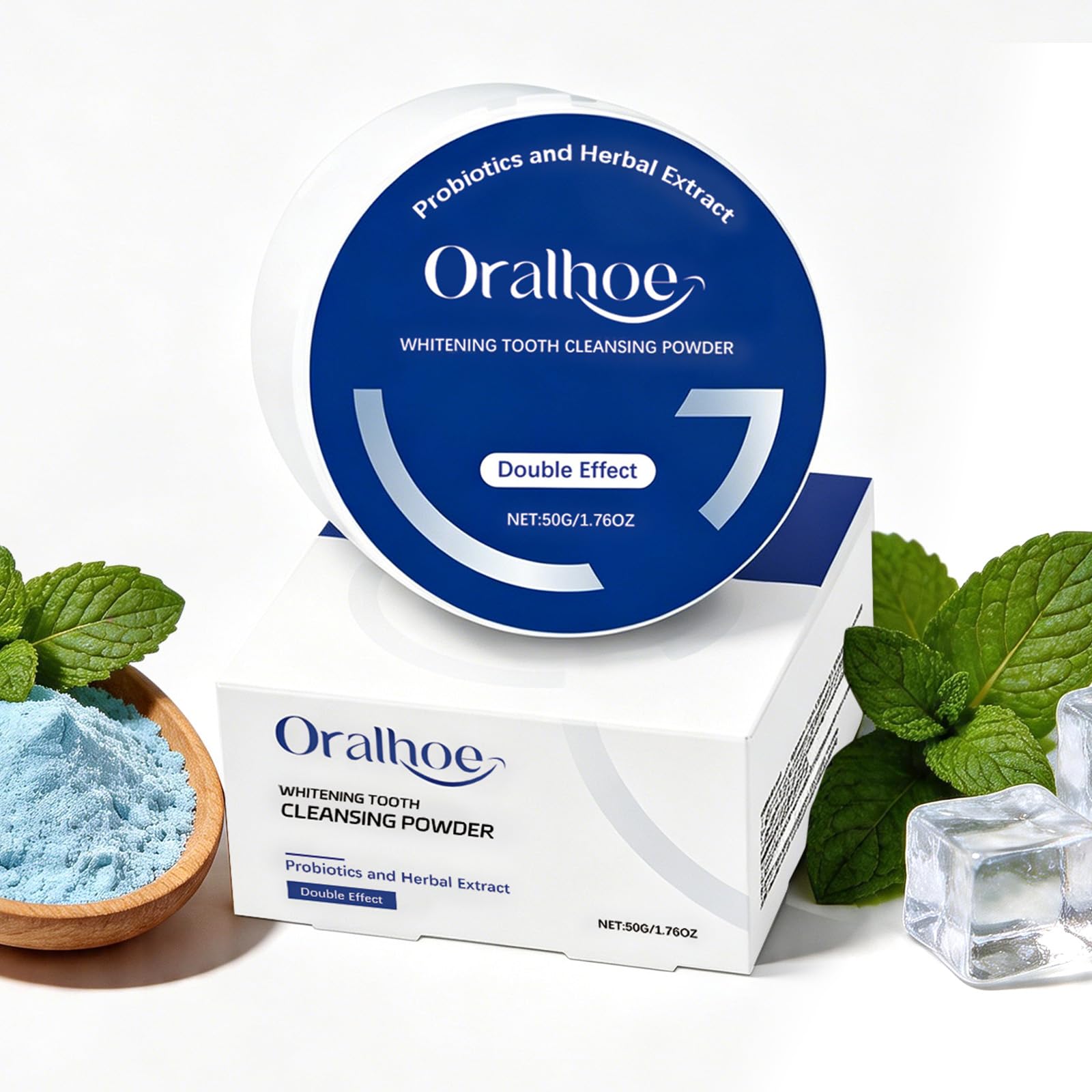 Poudre De Blanchiment Dentaire Professionnelle, Élimine En Profondeur Diverses Taches, Renforce Efficacement Les Dents Et Les Gencives Et Prend Soin En Douceur Des Dents Sensibles