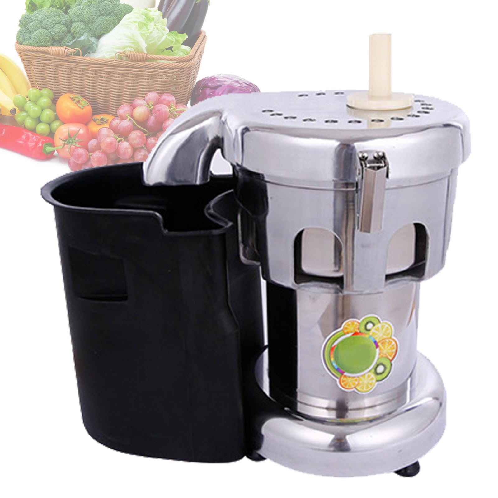 Juicer Machines 550W Centrifugal Juicers with Pulp Bucket for Fruit and Vegetables Cold Press Juicer Machine 80MM Wide