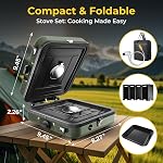 2-Burner Propane Camp Stove & Grill – product photo 4