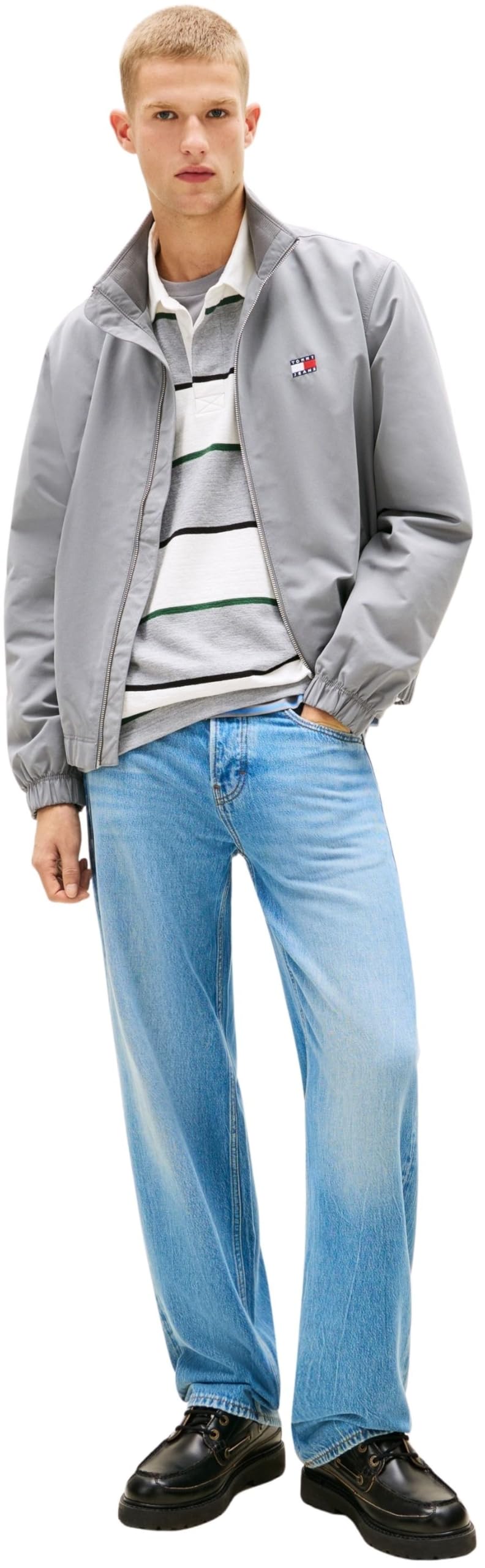 Tommy Jeans Herren Windbreaker Jacke mit Stretch-Bündchen und -Saum – Bild 6
