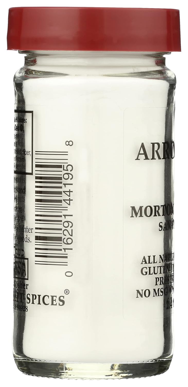 Morton & Bassett Arrowroot Spice, Salt Free, Non GMO, 2.4 Ounces (Pack Of 3)