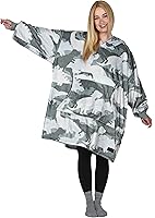 Vista 36 de Catalonia Sudadera con Capucha Manta de Gran Tamaño con Estampado de Gato y Perro de los 80, Sudadera de Forro Polar Vestible tipo Pullover