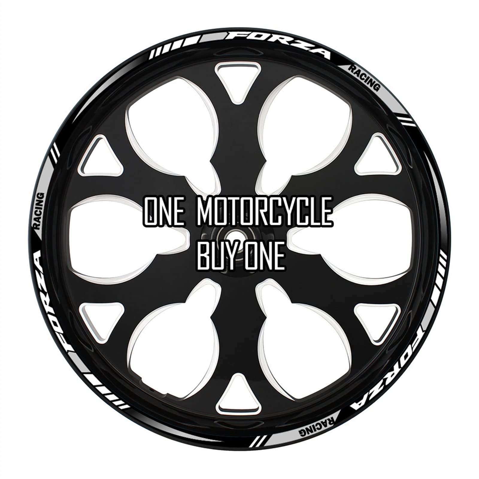 Accesorios Reflectantes para Honda Forza 125 250 300 350 750 NSS350 Pegatina De Rueda Dentro De Calcomanías De Buje Cinta De Rayas De Llanta (Color : 17Inch and 15Inch 5)