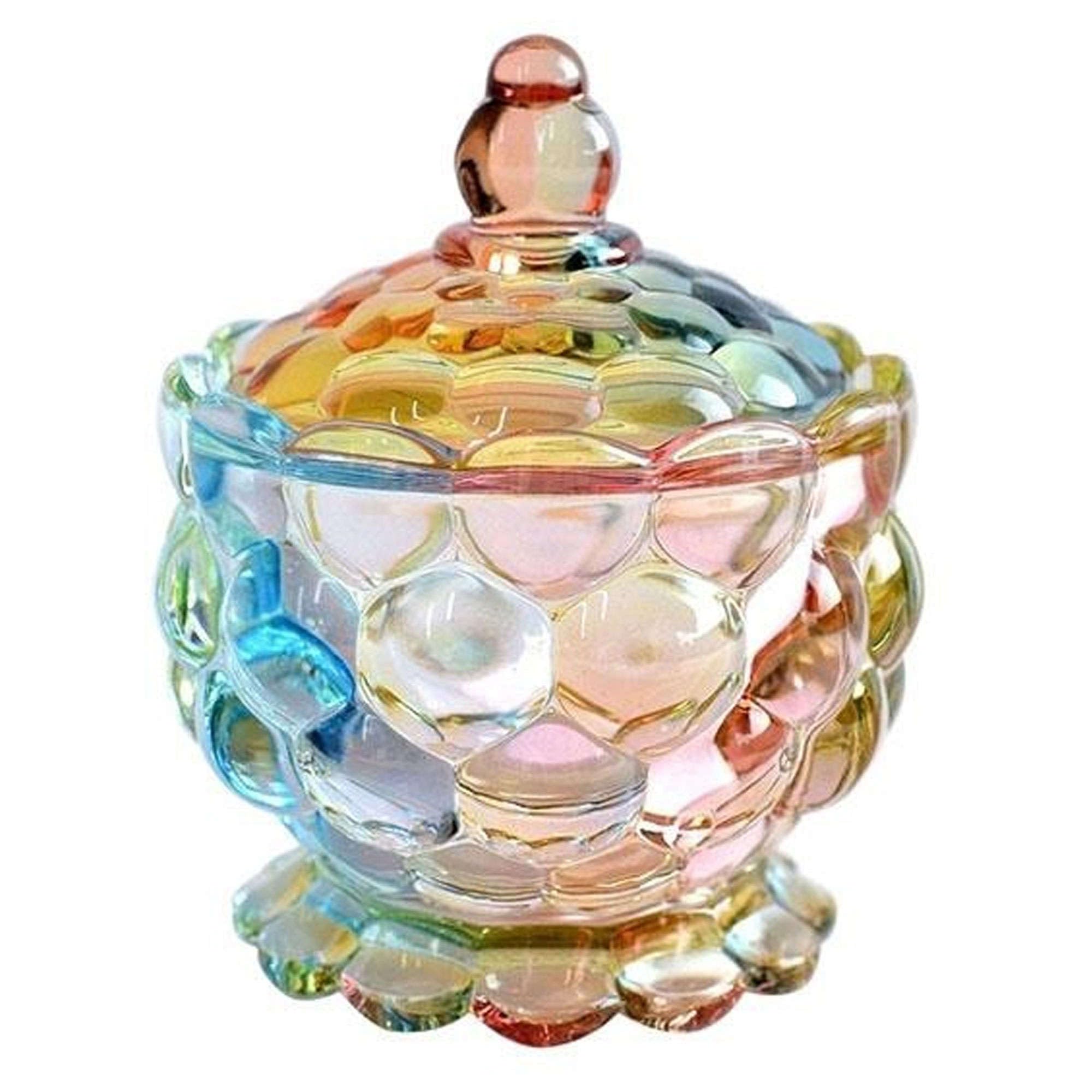 FGJsfhrDTU Glass Storage Jars, Candy Jar, Multifunctional Storage Pot For Jewelry Jam Snacks Cookies Oatmeal-D-ss(I)