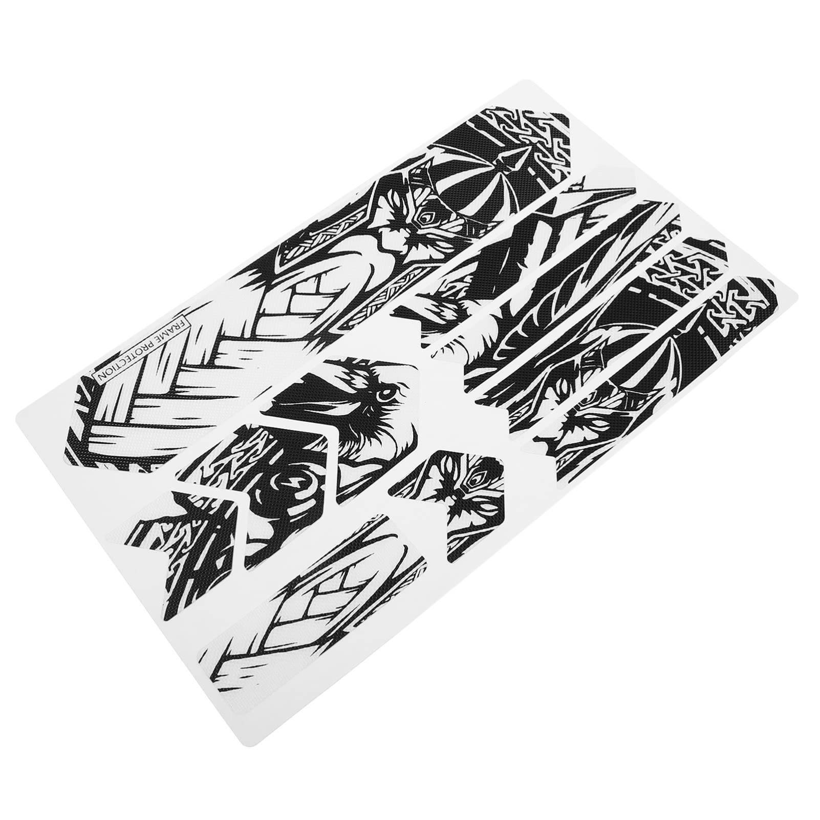VORCOOL 2 Pezzi di Protezione Adesiva AntiGraffio Biciclette Antiurto Protezione Pellicola Alta Montagna AntiGraffio MTB Rimovibile Tutte Le Decalcomanie Nastro Paster Resistente