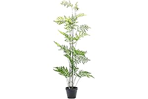 Lifelike Artificial Tree Fern in Green