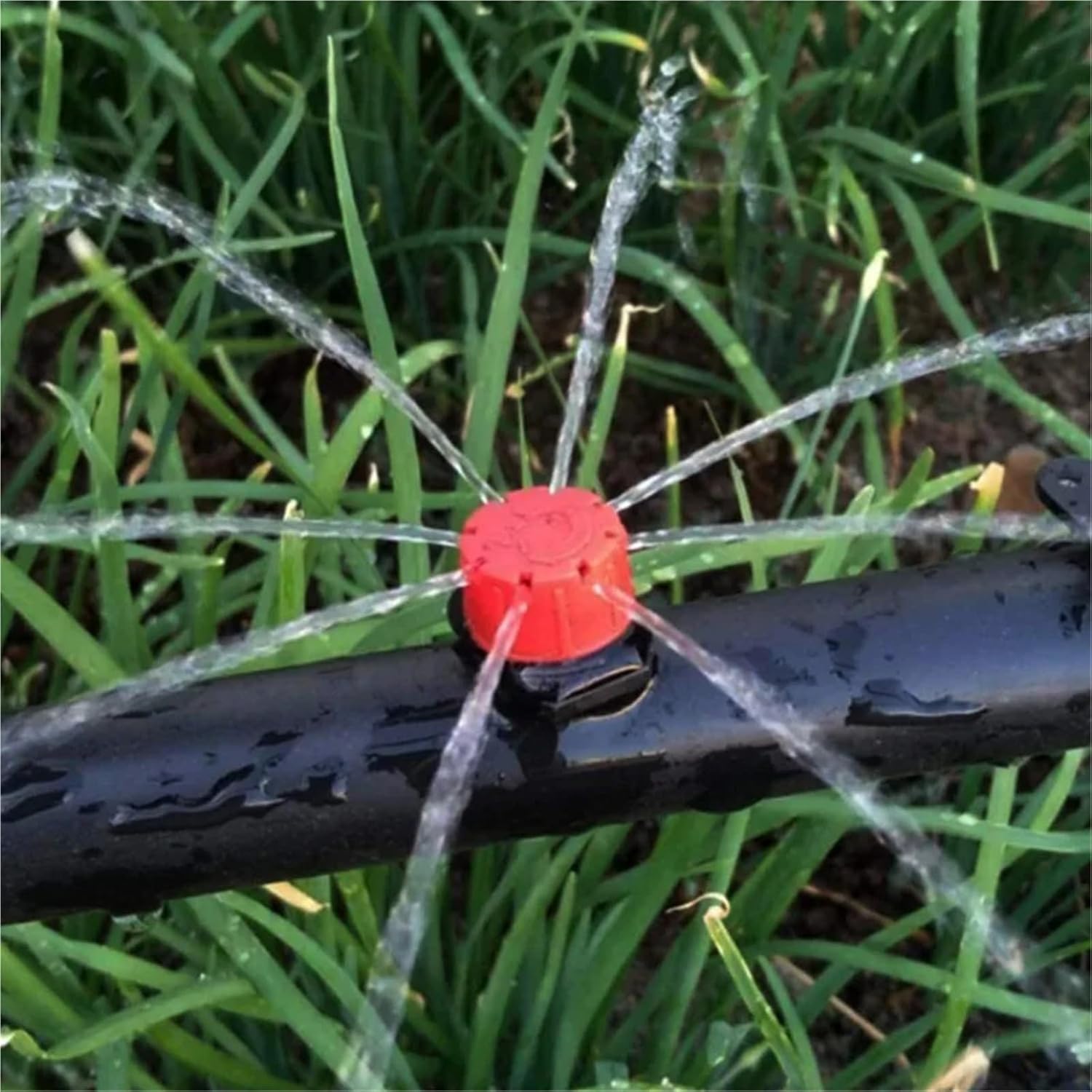 Drip Irrigation Emitters 400Pcs 360 Degree Adjustable Irrigation Drippers Sprinklers 1/4 Inch Emitters Drip