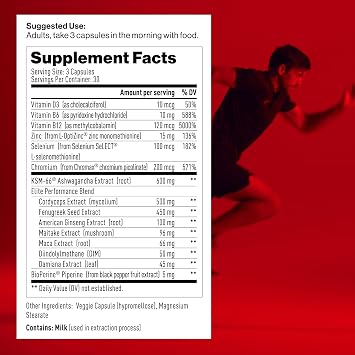 Mdrive Elite Testosterone Booster Shilajit