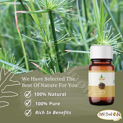 Miniatura 4 de Aceite Cyperus Rotundus que reduce naturalmente el crecimiento del vello corporal (paquete de 1) (1 onza líquida, 1.0 fl oz), aceite de Chipre para