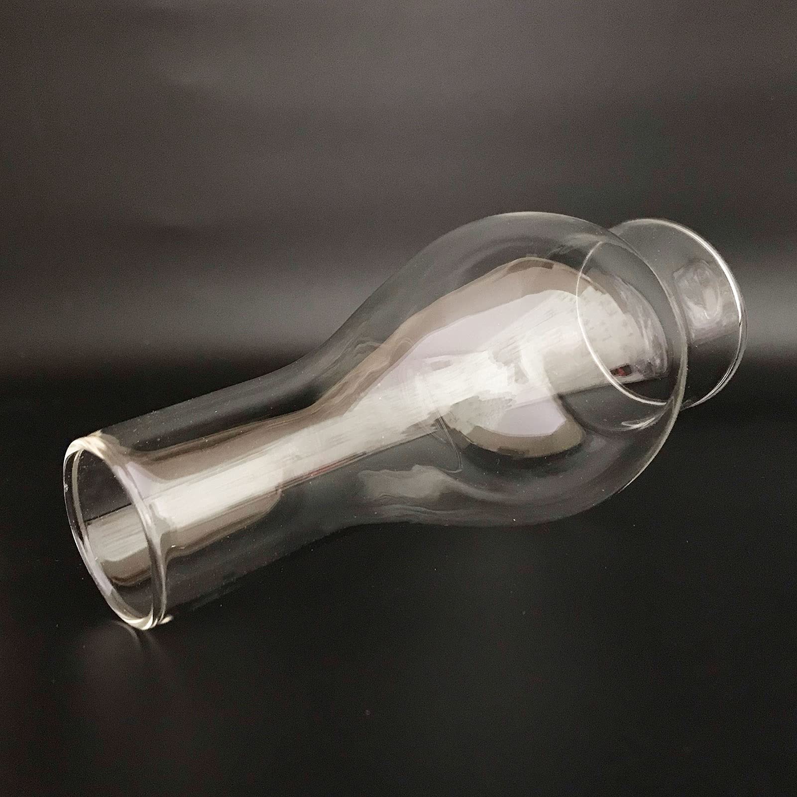 Paralume In Vetro Per Lampade A Petrolio - Altezza 22.8 Cm, Diametro 4 Cm, Trasparente - Foto 4