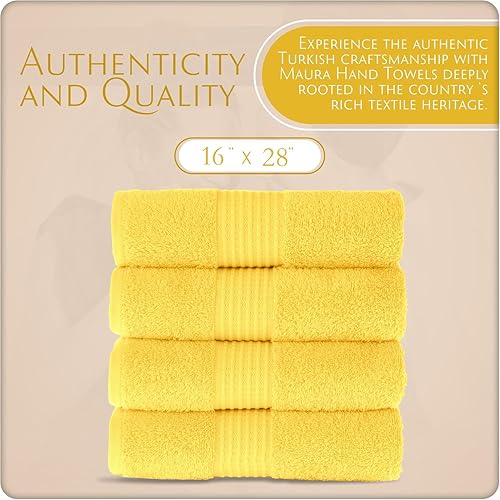 Miniatura 9 de Maura Basics - Juego de toallas de baño de alto rendimiento con lazo para colgar, tamaño estándar americano, suaves, duraderas, de larga duración y