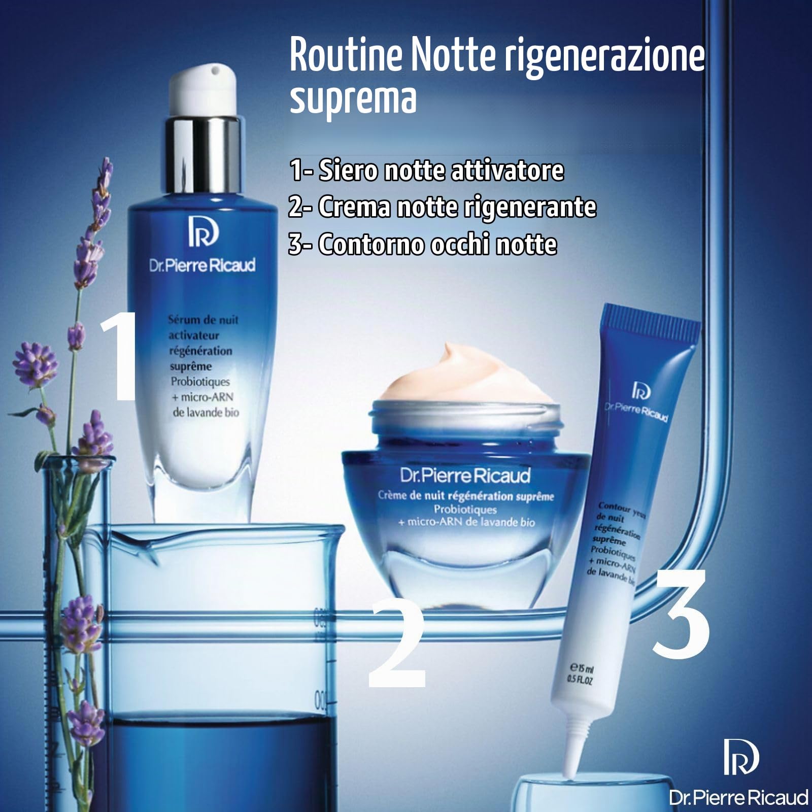 Dr Pierre Ricaud Crema Notte Rigenerazione Suprema Classica, 40 ml