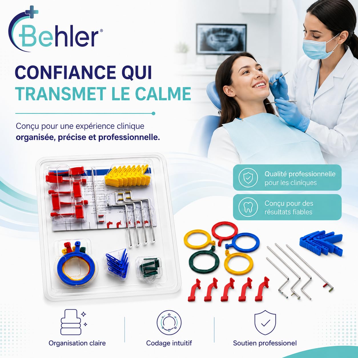 Système de Positionnement des Rayons X Dental Complet - FPS 3000 XCP Type Intraoral Anneaux Parallèles Radiographie - Kits de Soins Dentaires - Radiographie Conventionnelle