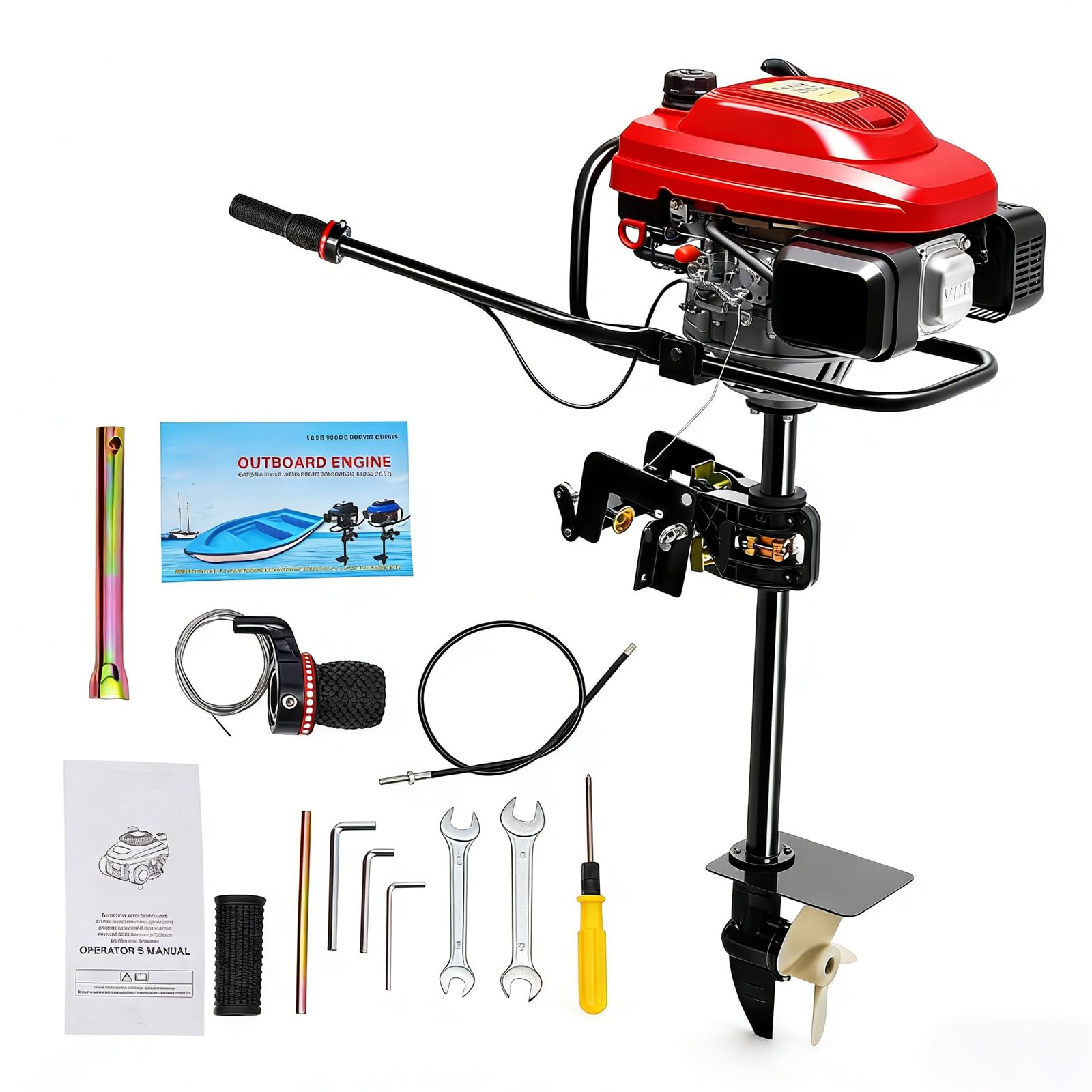 FiueStur 7.5HP 200cc Outboard Motor