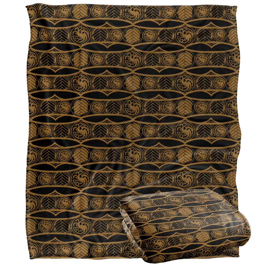 Logovision Multicolor House Of The Dragon Blanket, 152 X 127 Cm Dragon Band Silky Touch Super Soft Throw Blanket