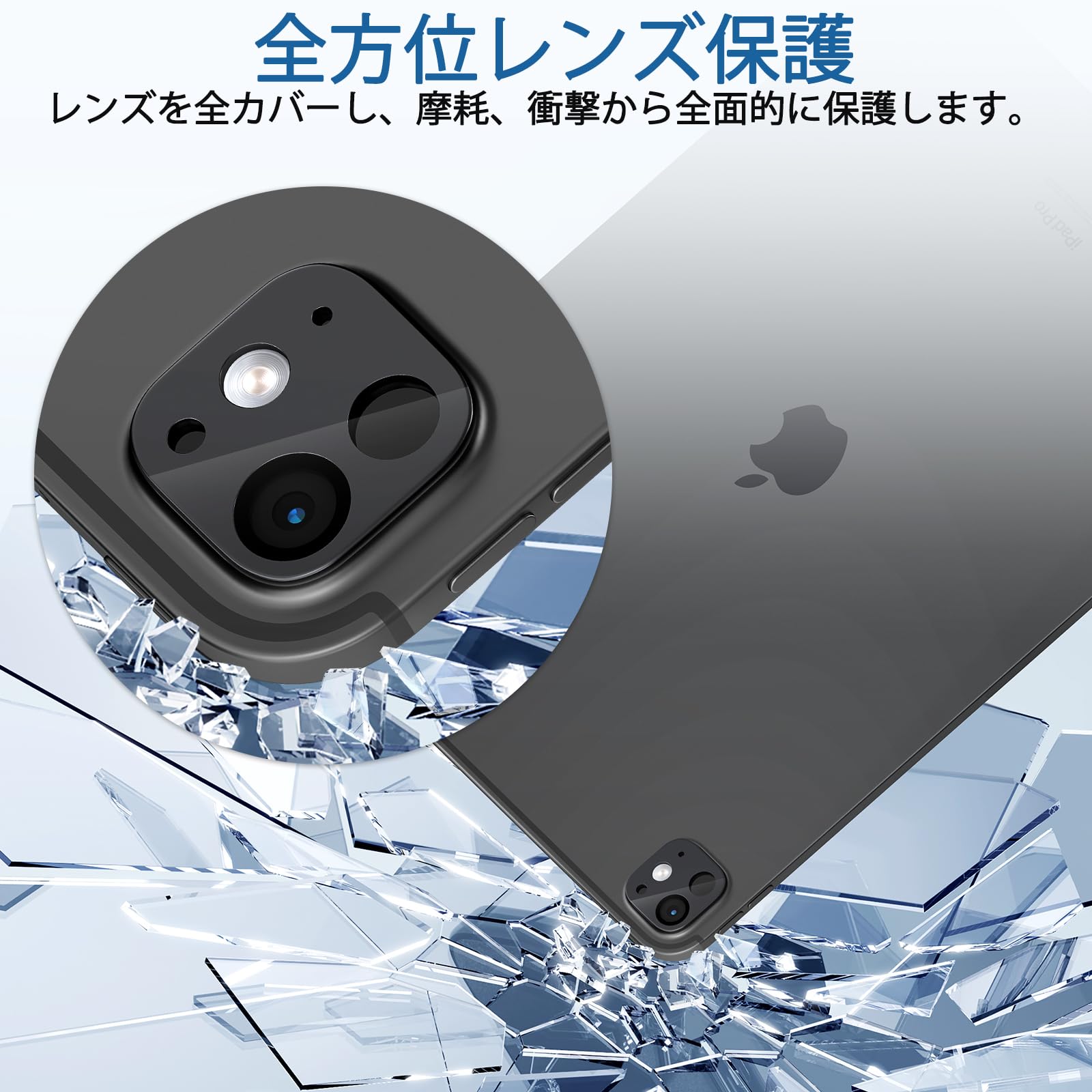 Amazon.co.jp: Uneawit カメラフィルム iPad カメラ 保護 2枚セット 9H 