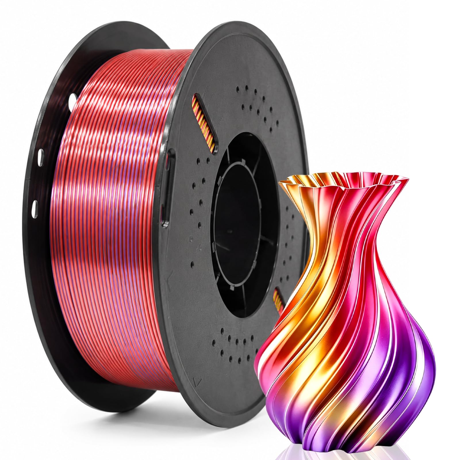 Multicolor Glow in the Dark 3D Printing Filament -17 Multicolor Glow in the Dark 3D Printing Filament -17