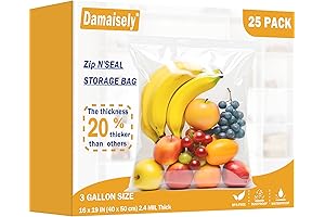 Exceptional 3.5 Gallon Storage Bags for Unmatched Organization