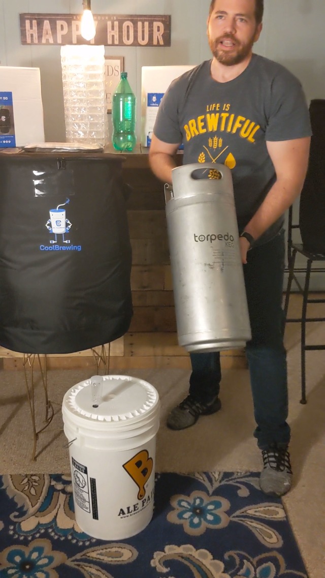 Home Brewing Fermentation Cooler Beer Temperature Control for Carboys