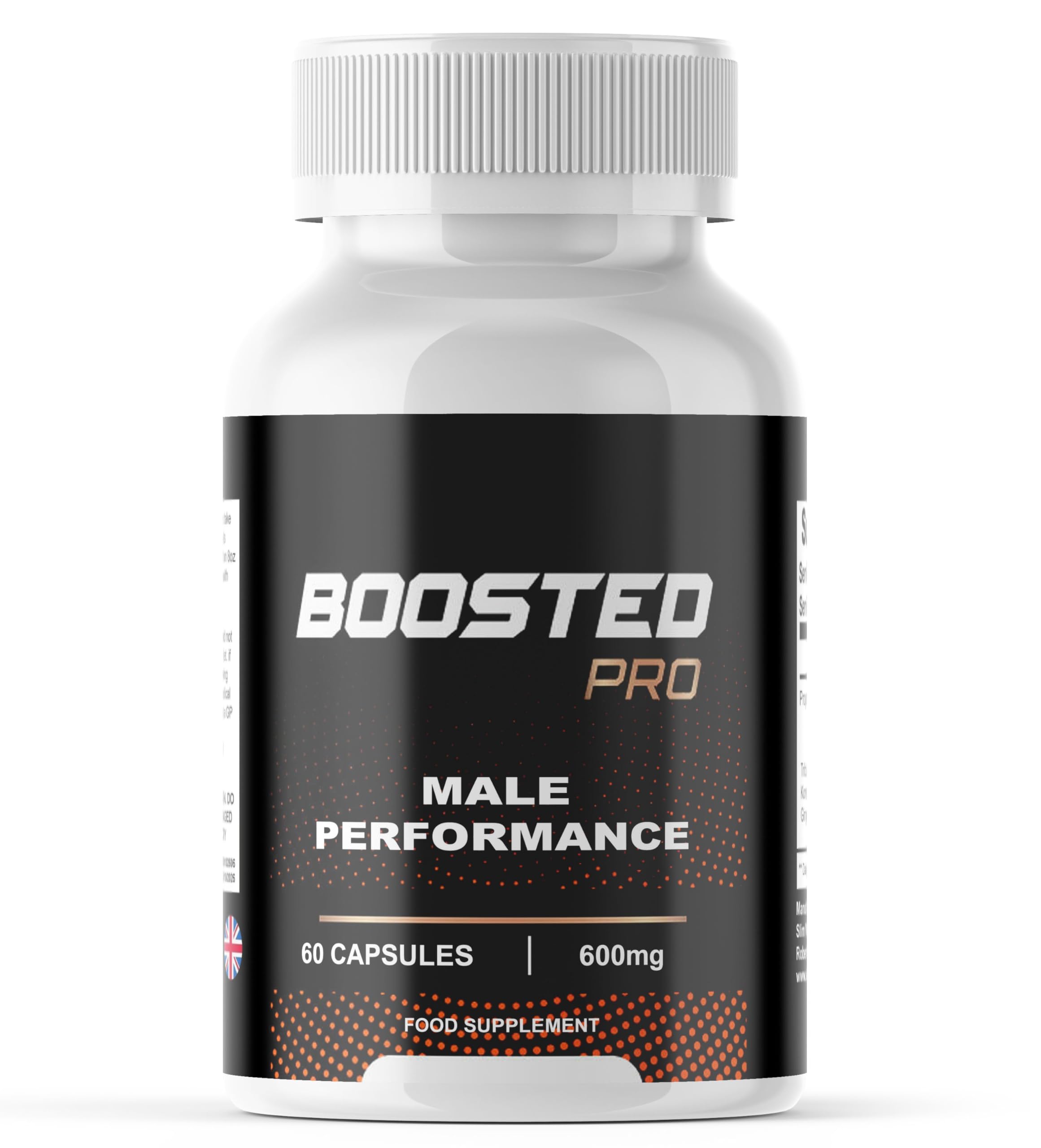 Boosted Pro - Male Enhancement Formula - 60 Capsules/Slim Warriors