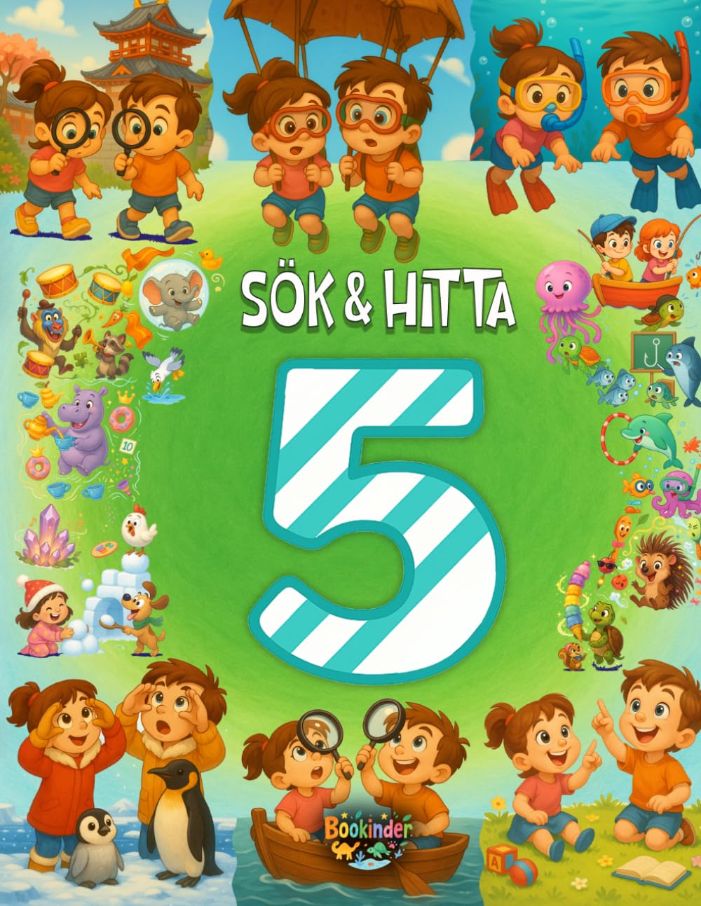 Sök och Hitta: Aktivitetsbok för 5-åringar