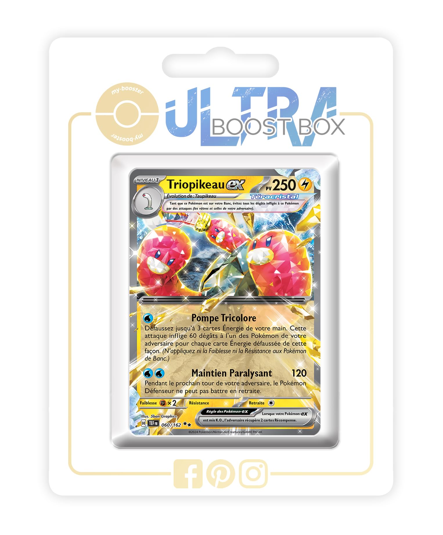 Coffret 10 Cartes Pokémon – Torterra Ex 012/162 – Forces Temporelles – Prénotées Par CollectAura