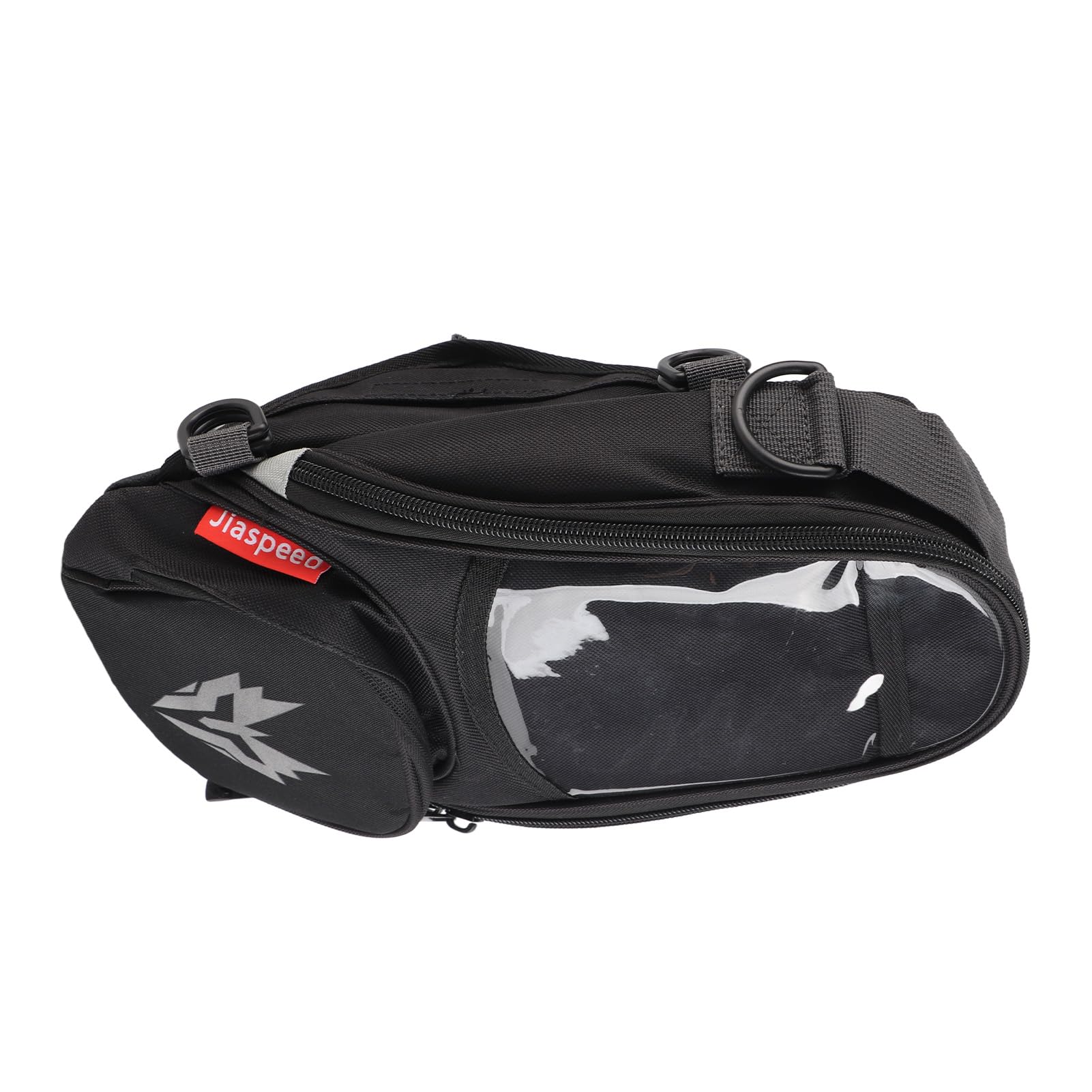 Borsa da Serbatoio Magnetica per Moto Tessuto Oxford Impermeabile di Grande capacità per Motocicli, Borsa da Pannello per Serbatoio Carburante da 4,5 Litri per Ciclisti (GREY)