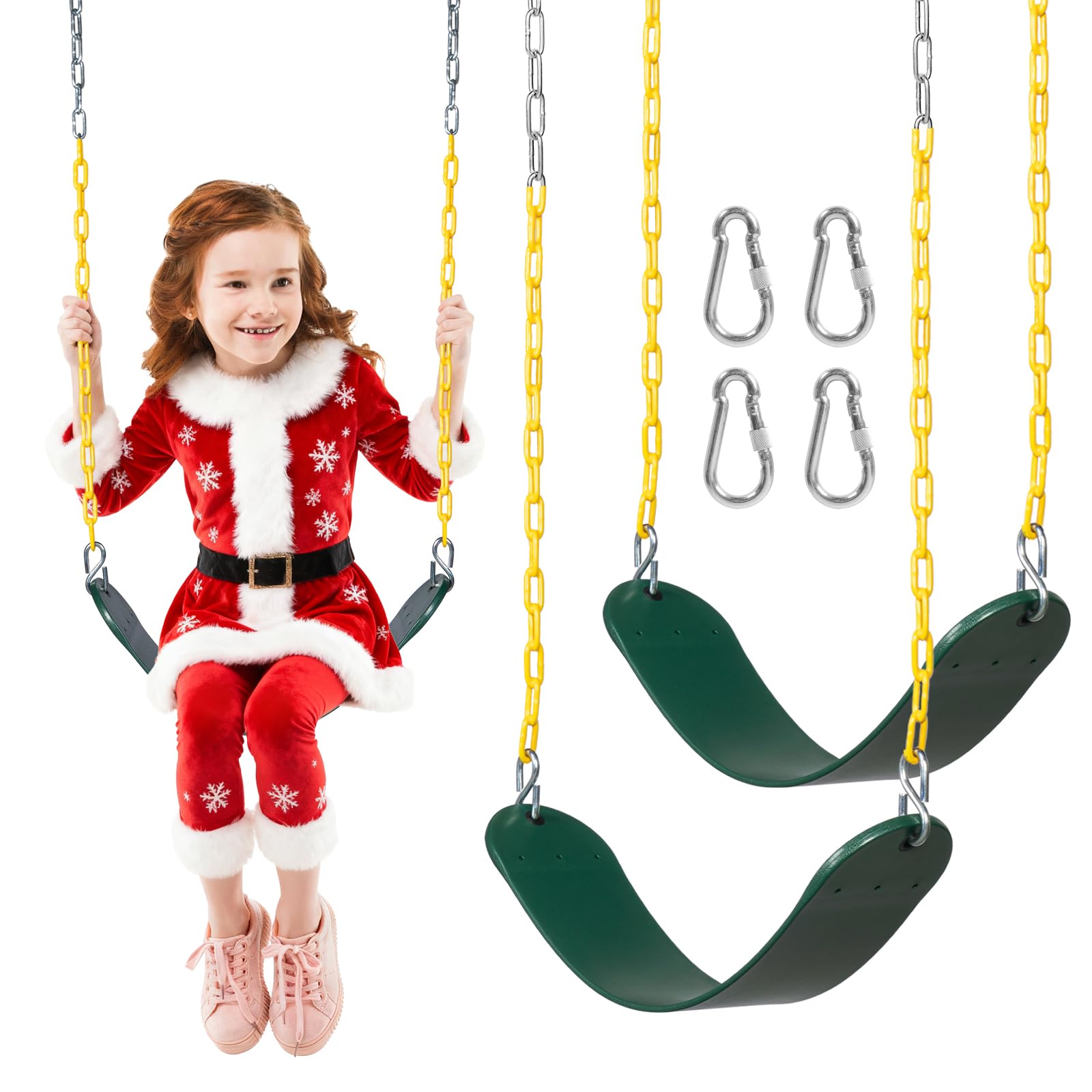 2 Pack Swing Seats Replacement for Kids