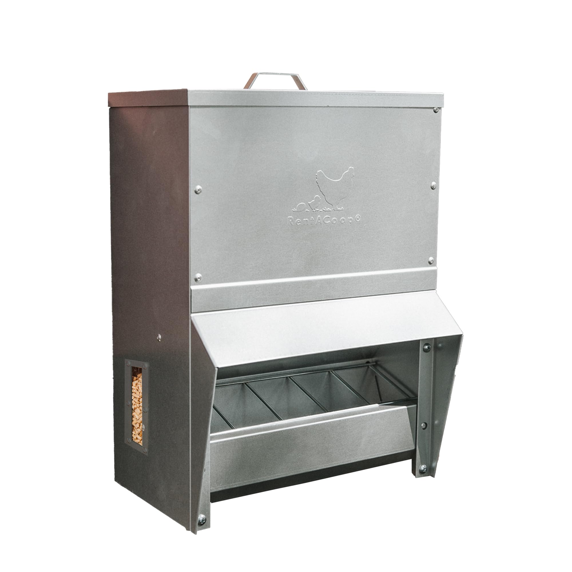 RentACoop Metal Trough 25lb