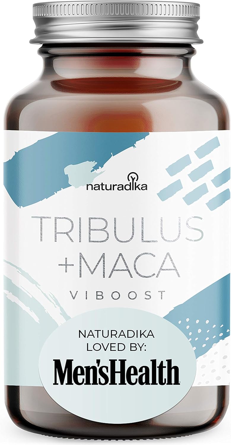 VIBOOST TRIBULUS TERRESTRIS PURO + MACA ANDINA | 3 Acciones para HOMBRES: TST PWR, VIGOPULSE, ENERTOP | 8 ingredientes: Extractos Súper Concentrados, Fenogreco, Zinc, Magnesio, Vitaminas hombre
