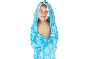 Southwest Canyon SoftLux Hooded Shark Towel for Boys