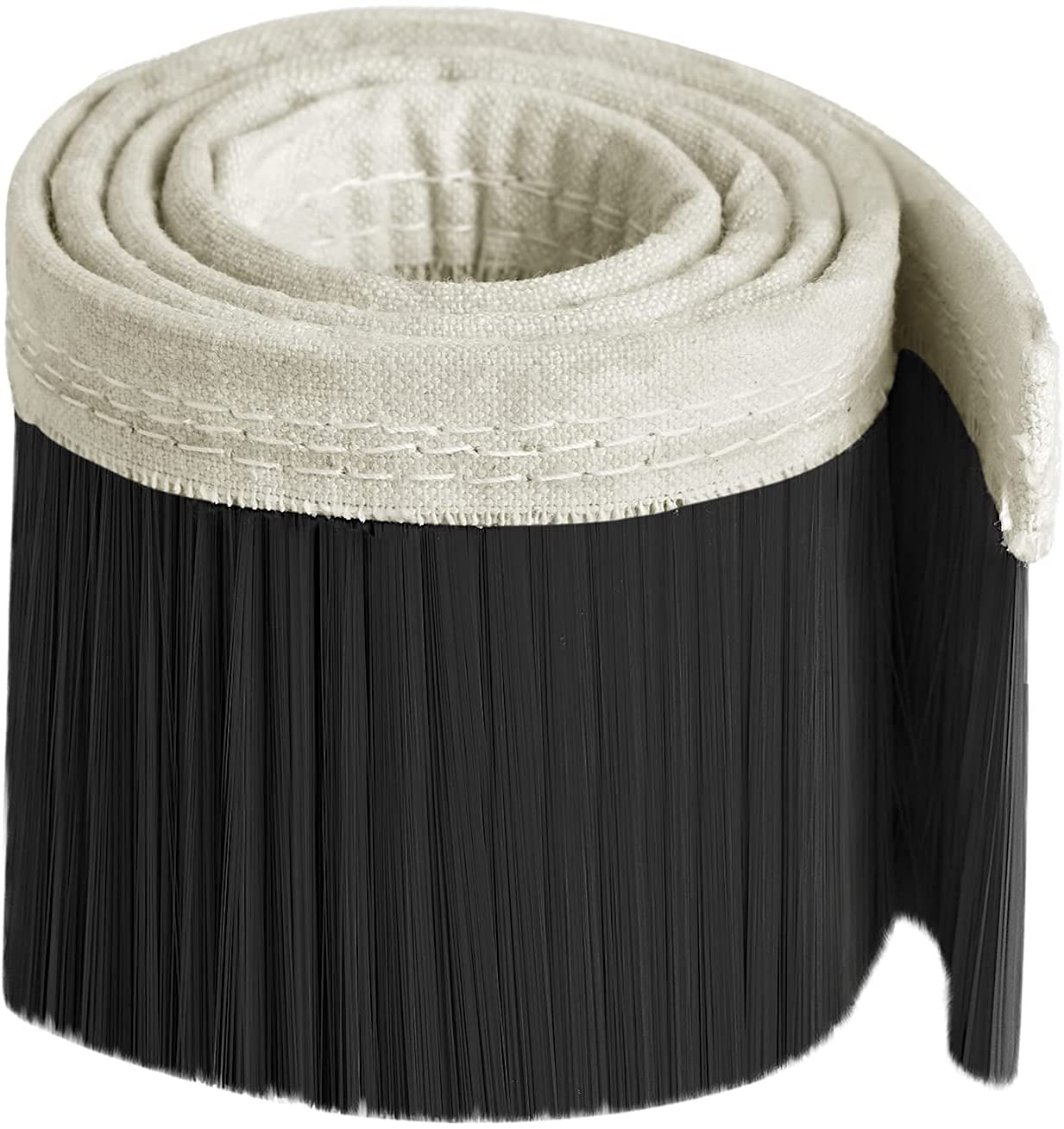 BTMIEY Housse anti-poussière pour machine de gravure, aspirateur, machine-outil à commande numérique, fraiseuse à moteur de broche, brosse de 70 mm/100 mm - Noir, 2 m x 100 mm