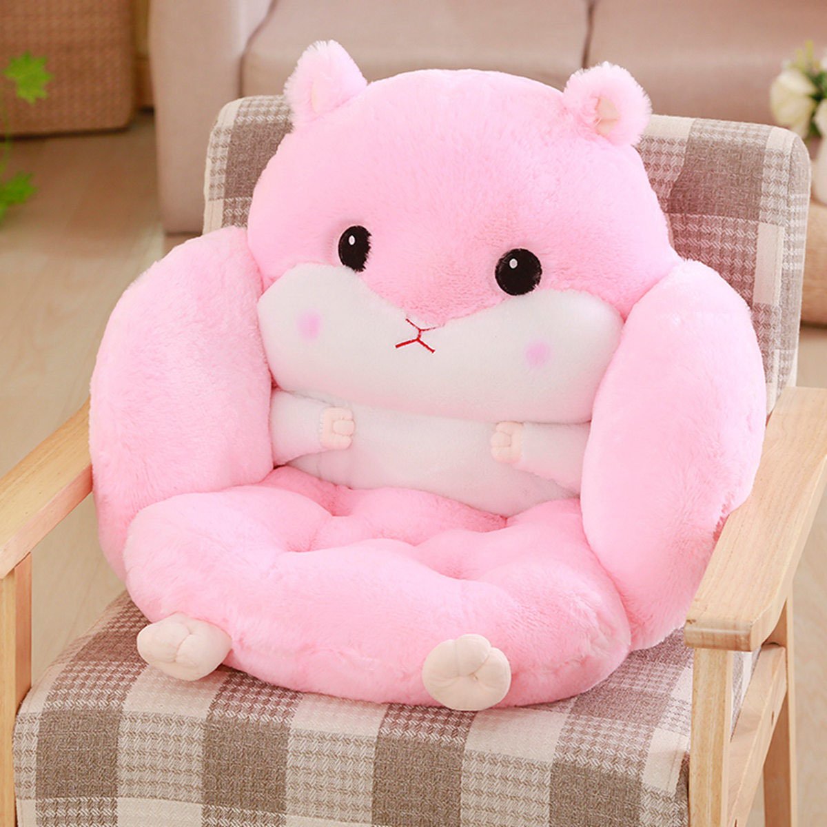 Amazon｜Urakutoys 座椅子 ピンク 50cm｜座椅子 オンライン通販
