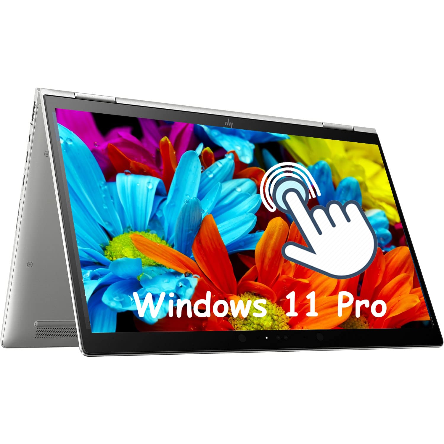 HP EliteBook X360 1030 G3 Ordinateur portable à écran tactile 13,3" FHD Intel Core i5-8350U, 8 Go de RAM, SSD 256 Go, clavier QWERTY japonais, Windows 11 Pro (reconditionné)