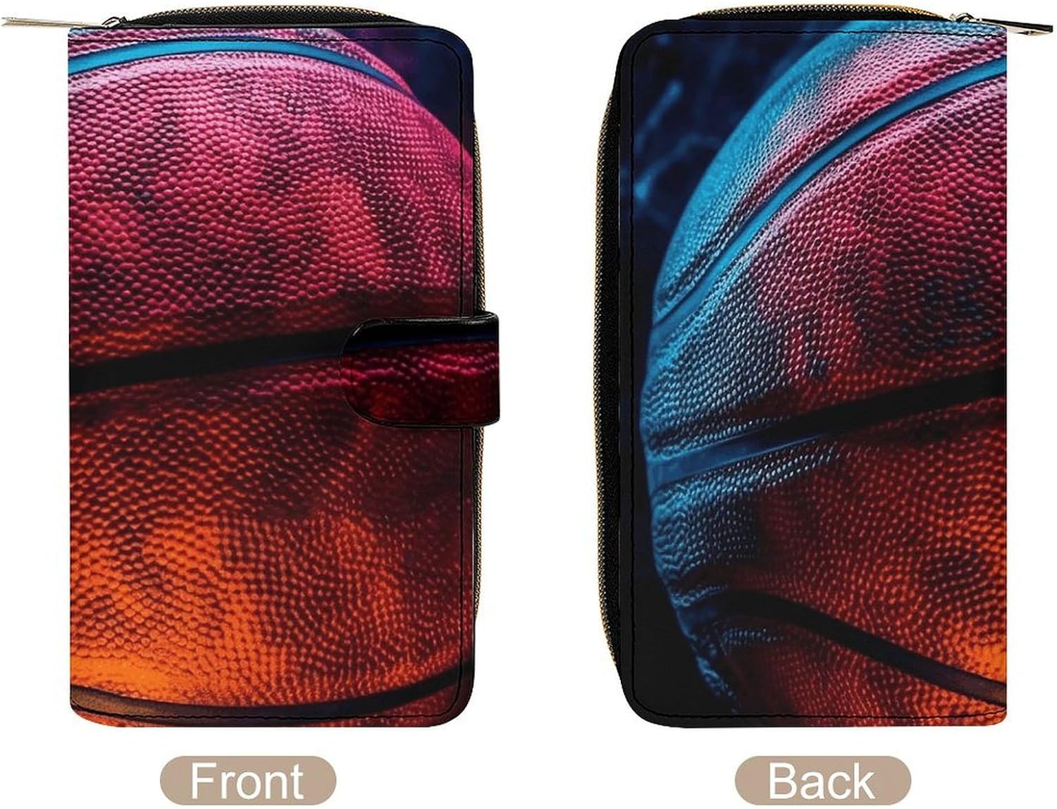 Wallet, Basketball Sport Printed Wallet,travel Wallet,durable Wallet,portable Wallet,universal Wallet,leather Wallet, 19.7x11x3.5cm