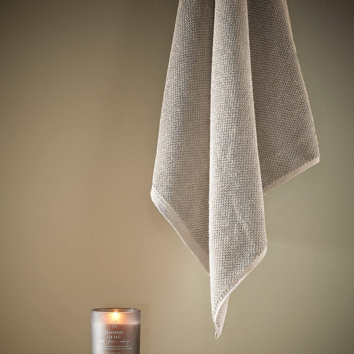 Christy Brixton 4 Piece Towel Set | Pebble Beige | 100% Cotton | Ultra Soft | Super Absorbent | 600GSM | 2 Bath Towels 2 Hand Towels