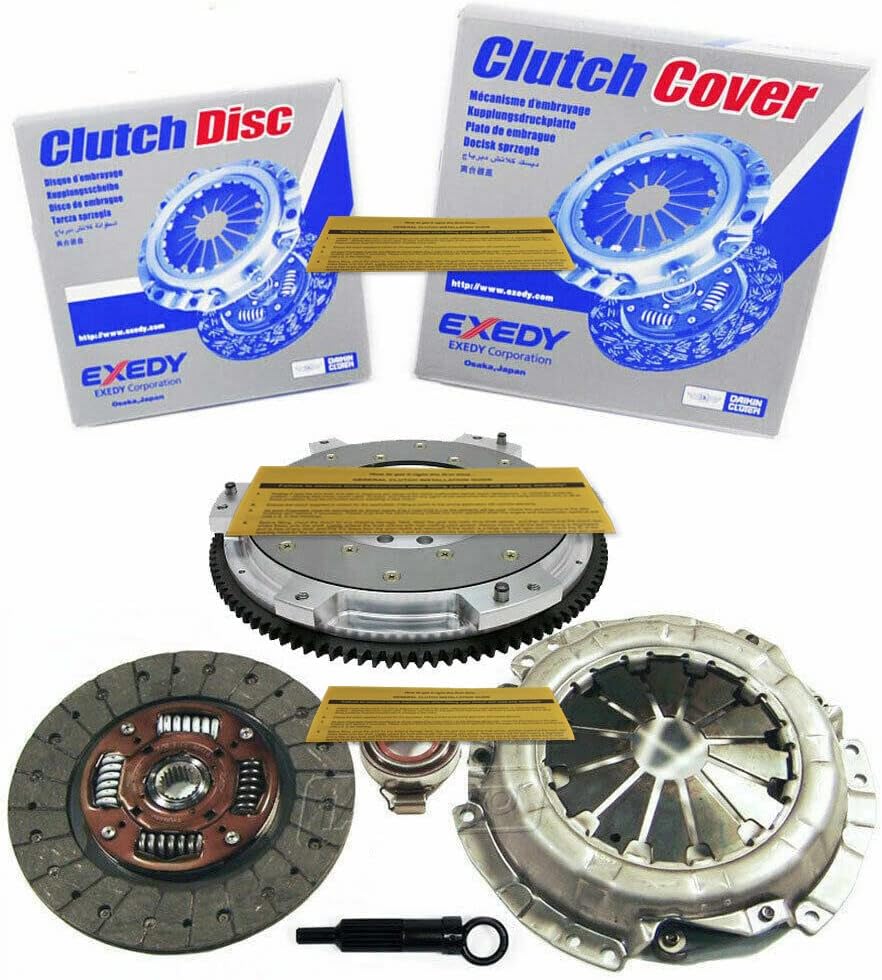 Exedy Clutch Kit with Fidanza Flywheel For 2000-2005 Celica GTS 1.8L 2ZZGE 6SPD Engines - OE replacement - Enhanced Performance and Engagement - Durable and Reliable - 12 Month Warranty