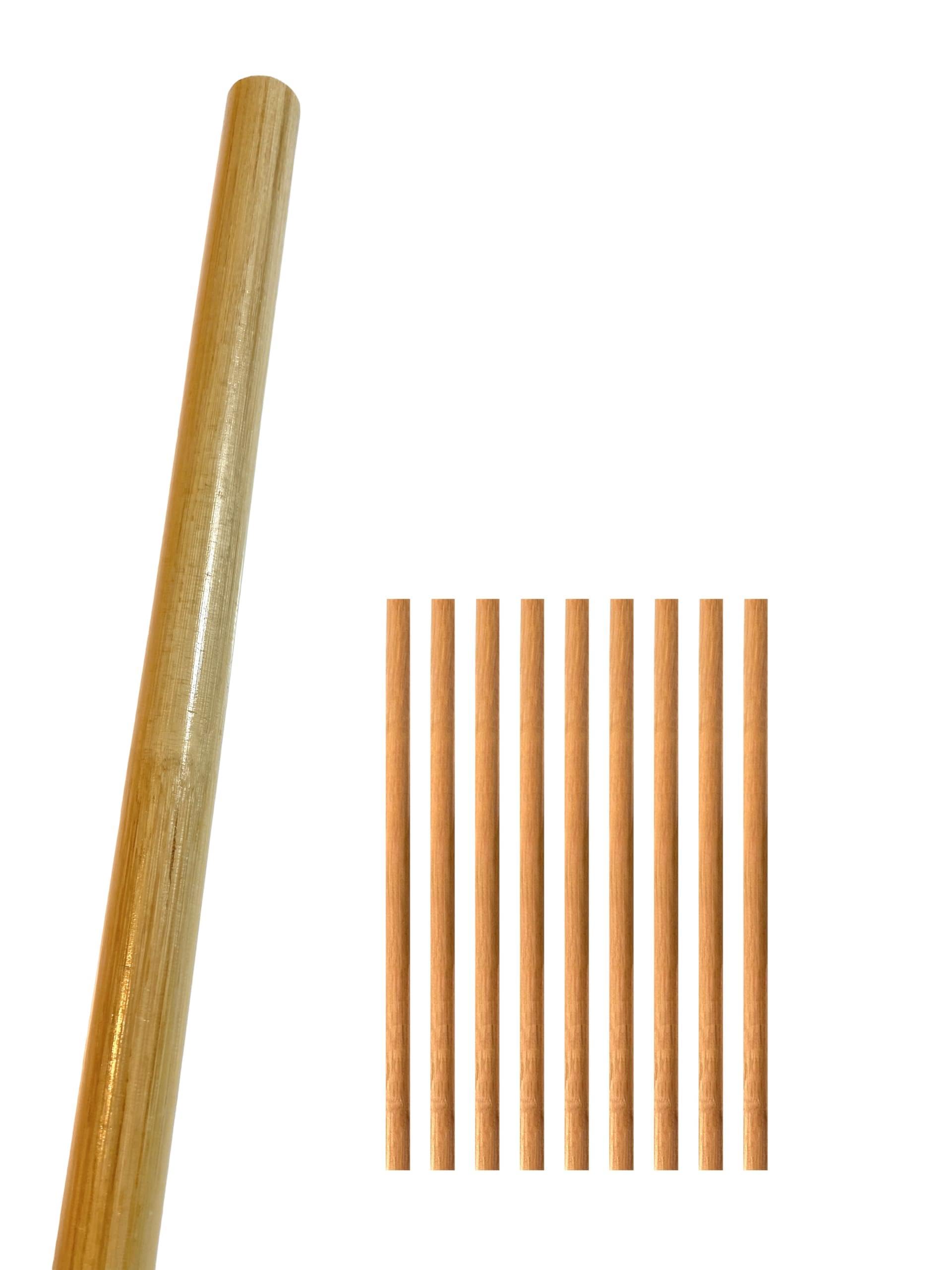 Lot de 10 bâtons Escrima en rotin clair 65 cm – Stick Arnis Kali Entraînement d'armes