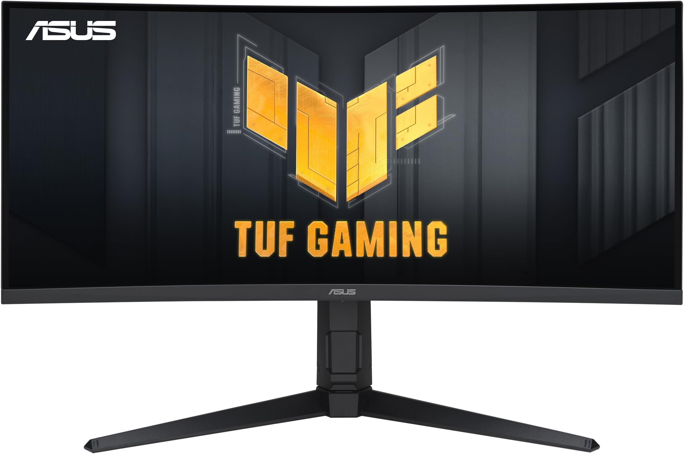 VG34VQL1B TUF 34 Inch Curved Gaming Monitor - WQHD (3440x1440), 165Hz, 1ms, Extreme Low Motion Blur, FreeSync Premium, Eye Care, Height Adjustable, DisplayHDR 400, DisplayPort, HDMI, USB