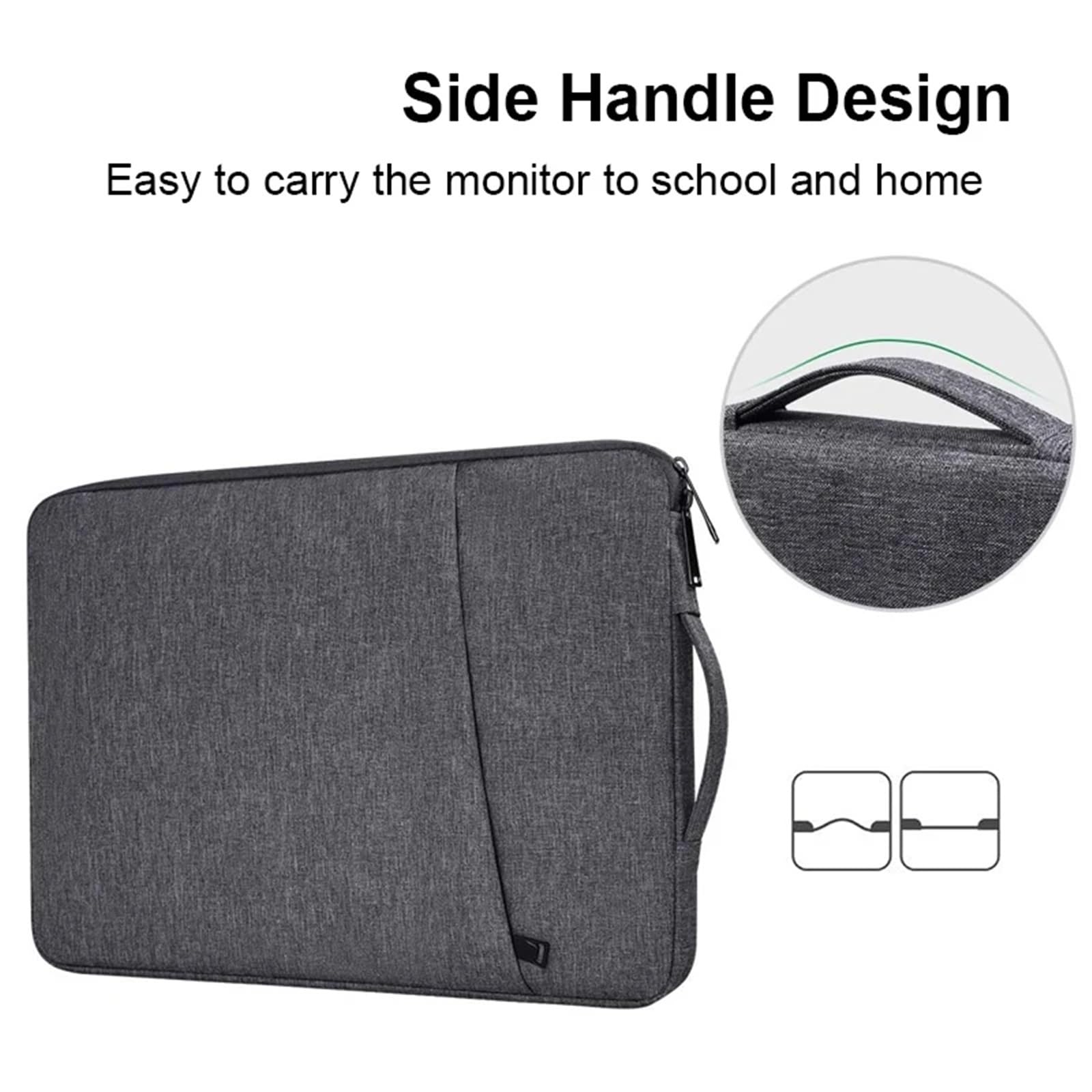 Borsa for computer Custodia for borsa for laptop for impermeabile for 13 .3 14 15 .6 for notebook da .4 pollici per Computer Compatibile(Dark gray,15.6 Inch)