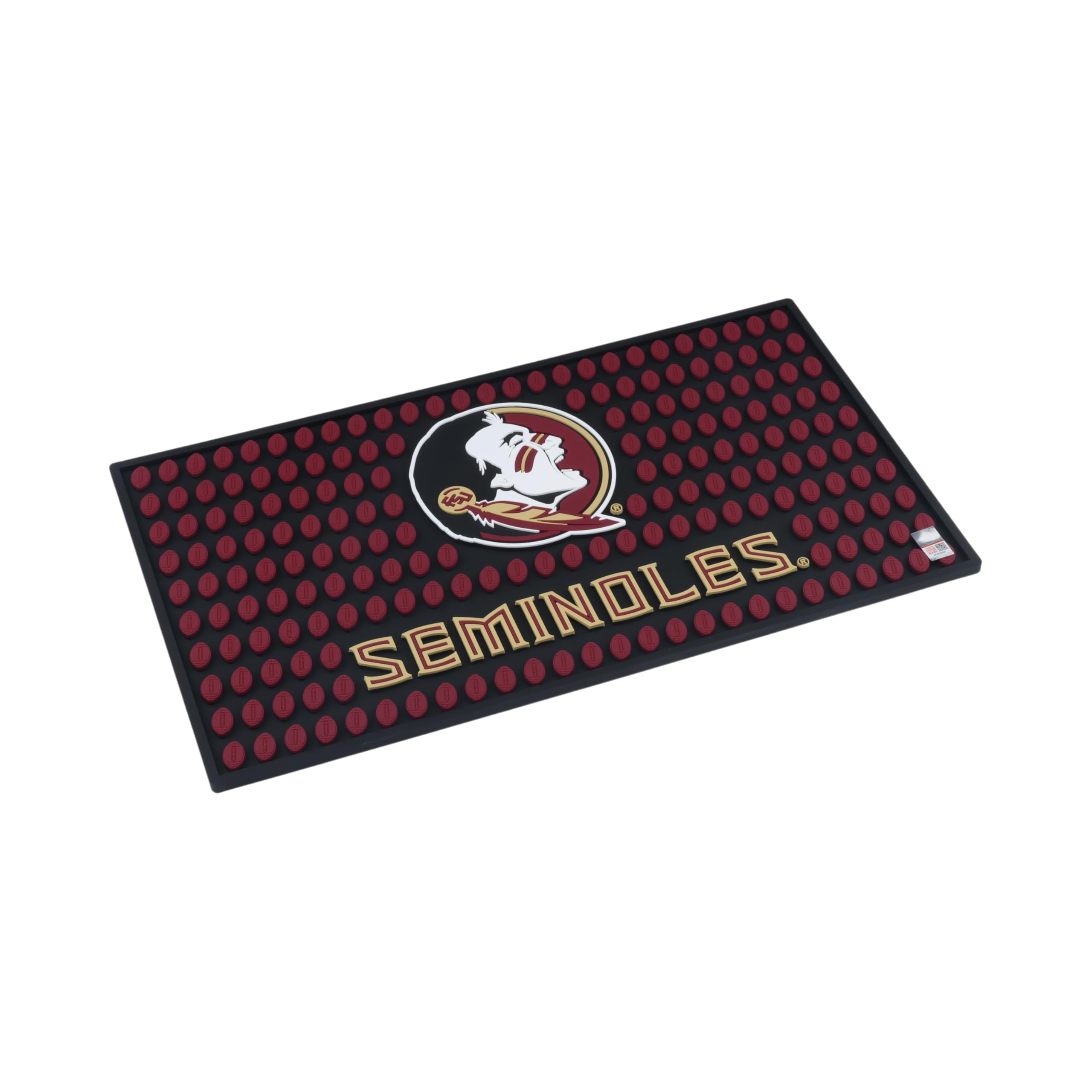 The Memory Company Team Logo Bar Mat Barware, Unisex, Negro