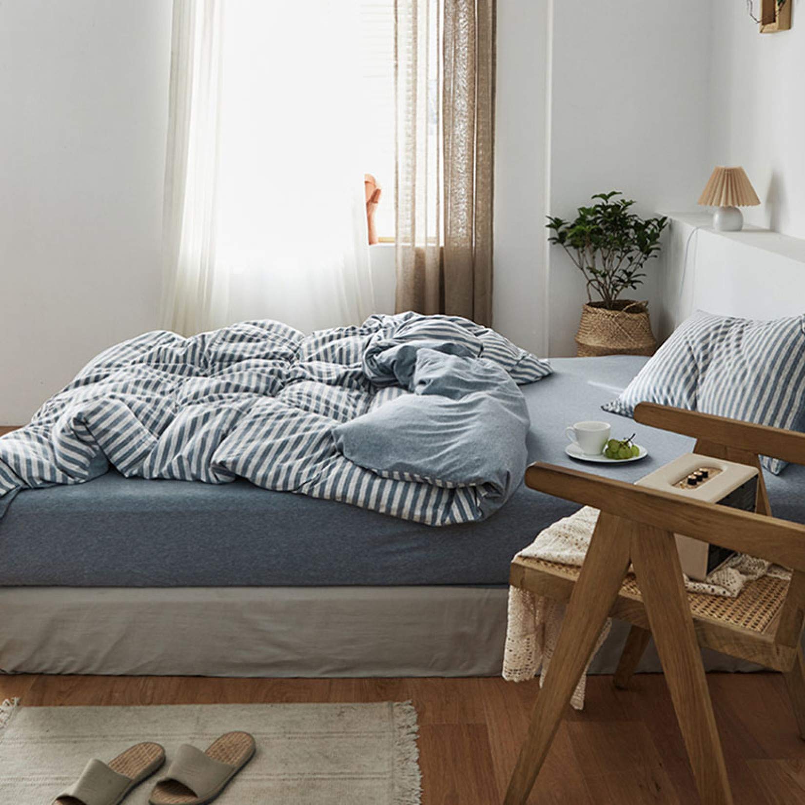 Amazon｜[ZS2L7] 寝具カバーセット 綿 布団カバー ダブル 4点セット