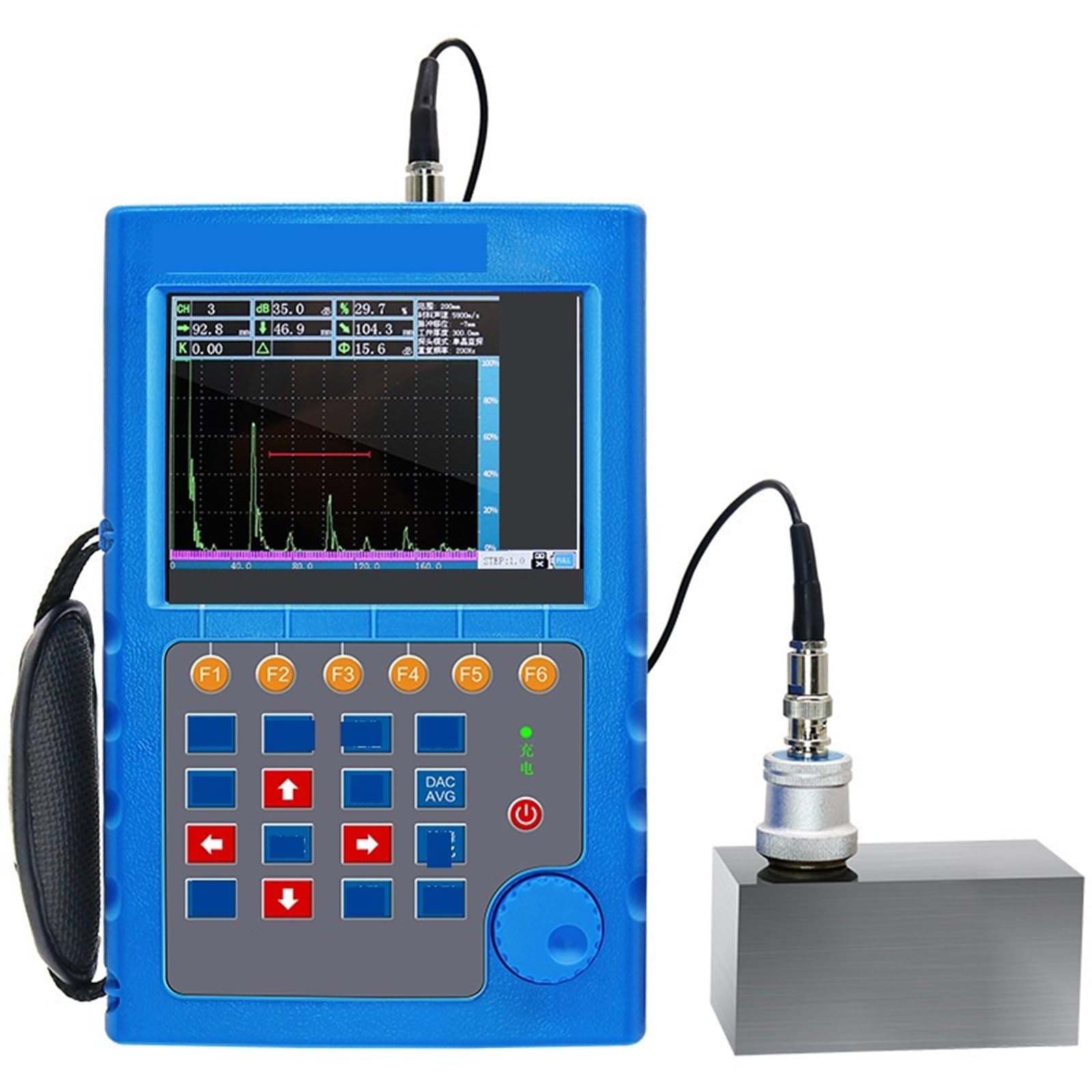 Détecteur de défauts numérique, Détecteur de défauts numérique JITAI991 for soudures de tubes en acier, pièces moulées et fissures métalliques pour l'inspection des soudures