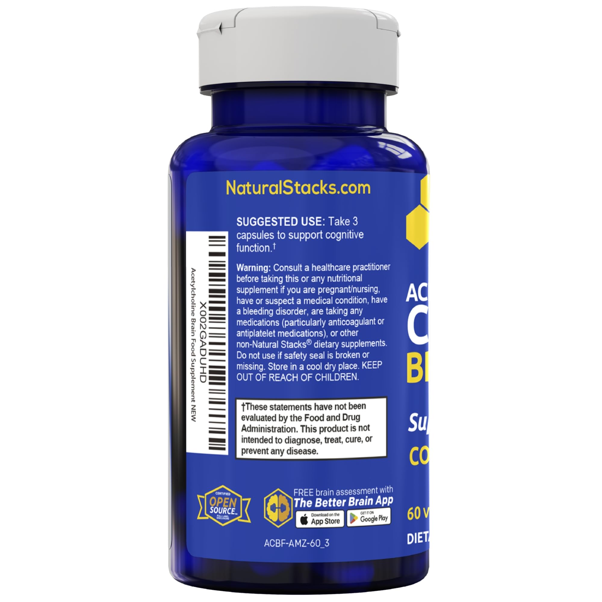 acetylcholine acetyl l carnitine Brain Food - L-Carnitine & Alpha GPC Supplement - Supports Production of Acetylcholine - Neurotransmitter Supplement for Cognitive Function Acetyl L. Carnitine Supplement |