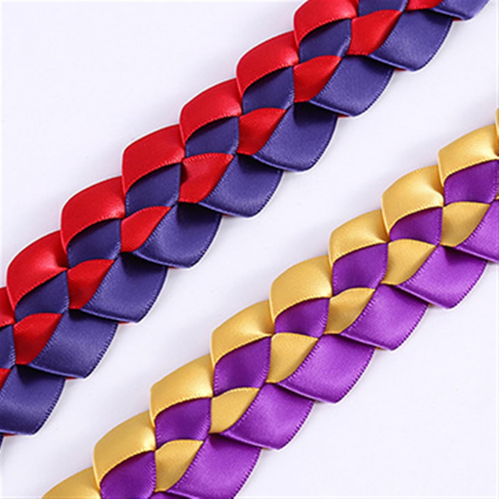 Laurea Leis Classe 2024 Decorazioni Handmade Collane Intrecciate Per College Regali di Laurea Forniture Decorazione Del Partito Congratulazioni accessori 2024, leis Ribbon lei, alta collana collana