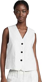 HAUNT LINEN VESTリネンジレ　ベスト オフホワイト　美品 HAUNT LINEN VESTリネンベスト オフホワイト - メルカリ