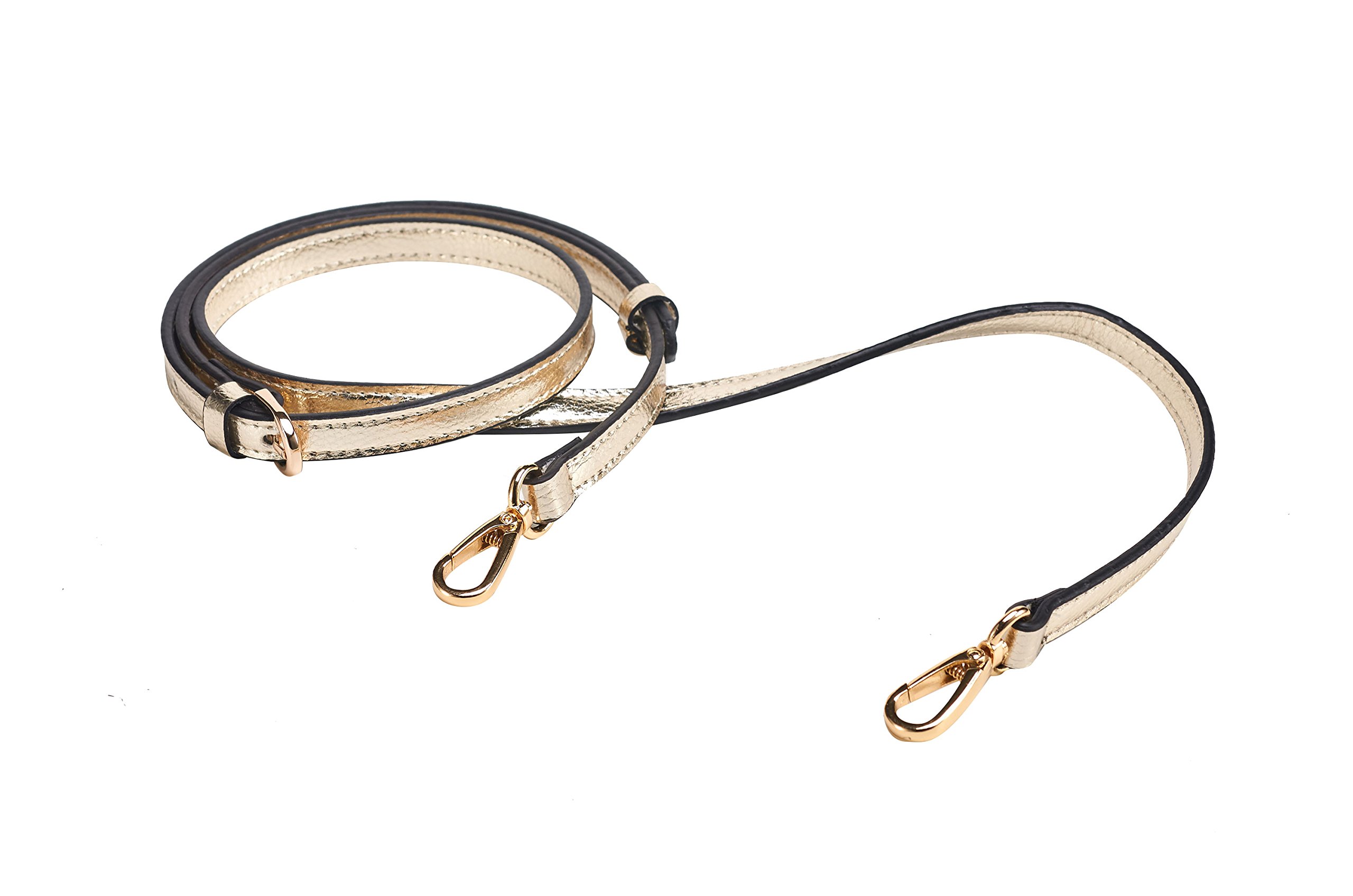 LIVE UP Full Grain Purse Strap Genuine Leather Replacement for Cross Body Bag Handbags