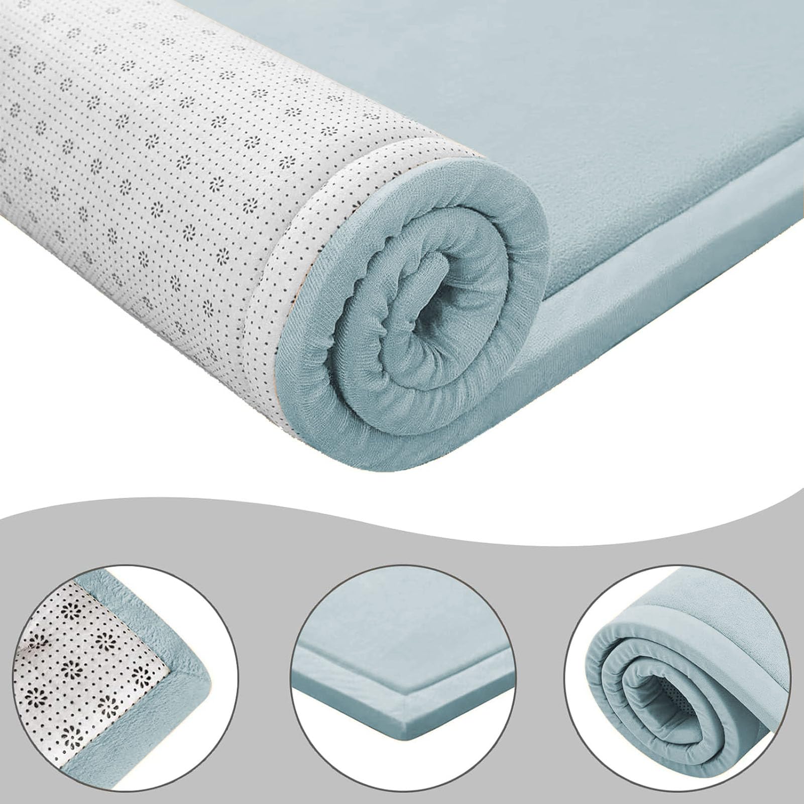 Tapis D'éveil Bébé Enfant 120 x 200 cm Tapis De Jeu De Sol Tapis De Sol en Mousse Tapis d'eveil Bebe 2cm Très Épais Antidérapant Tapis de Sol Enfant pour Parc